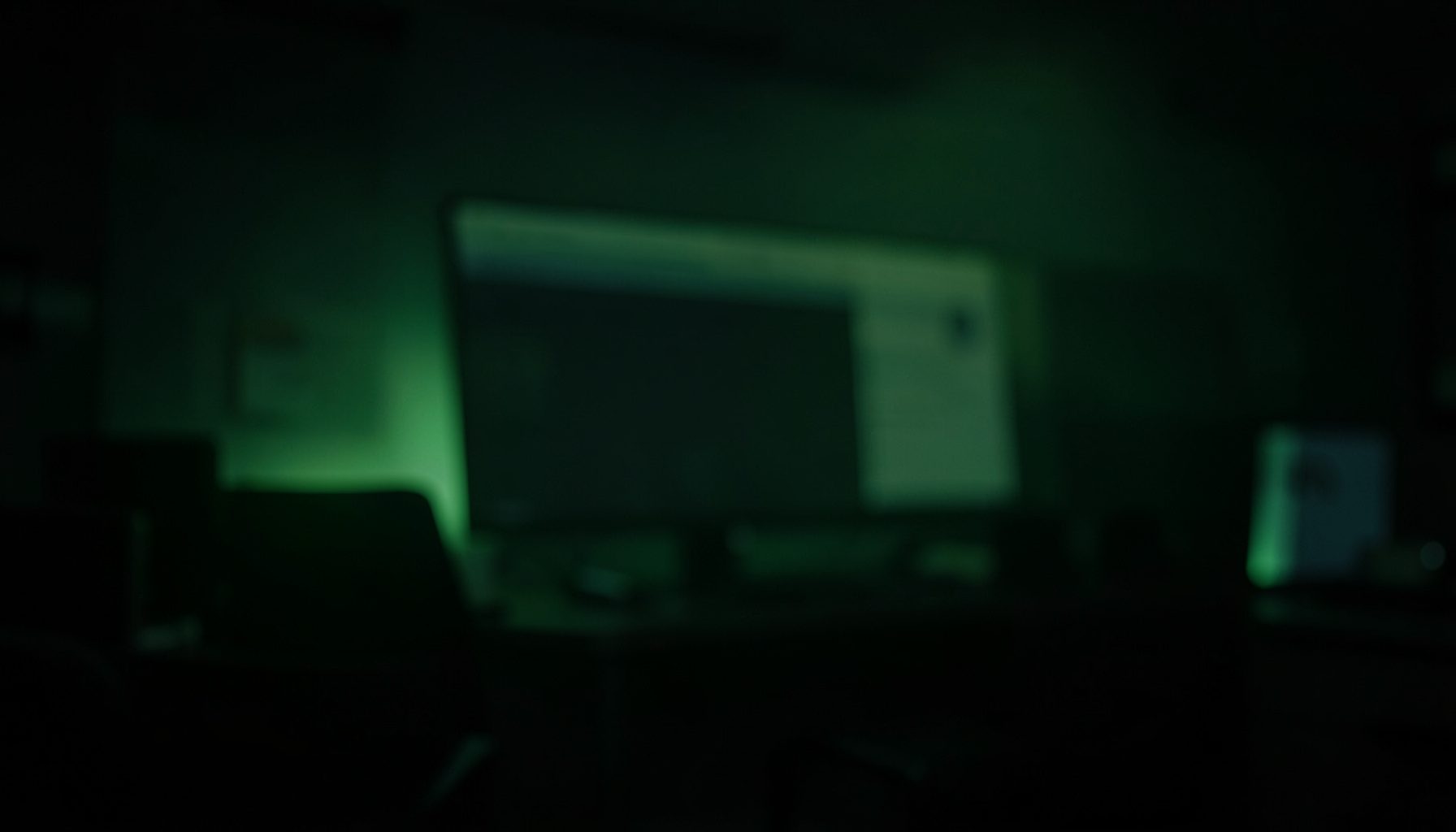 Dark atmospheric background with subtle green glow, suggesting a responsive customer support helpdesk environment