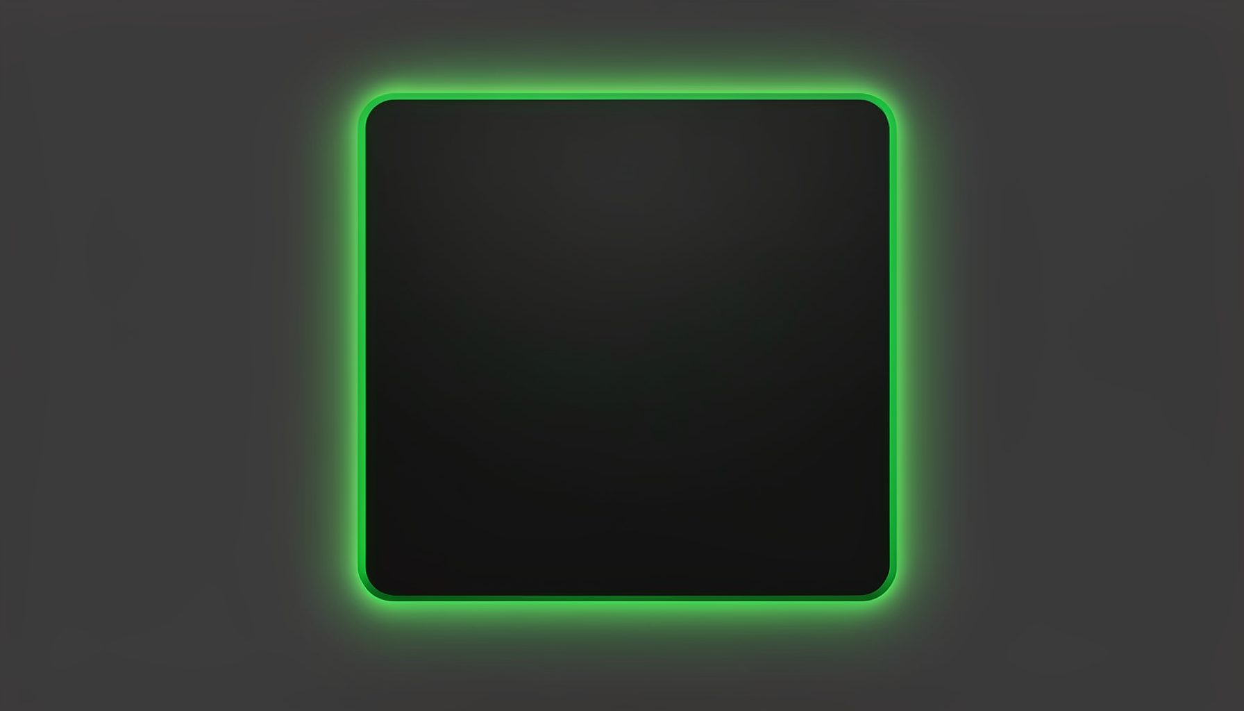 Game provider logo placeholder, dark square with subtle green border glow
